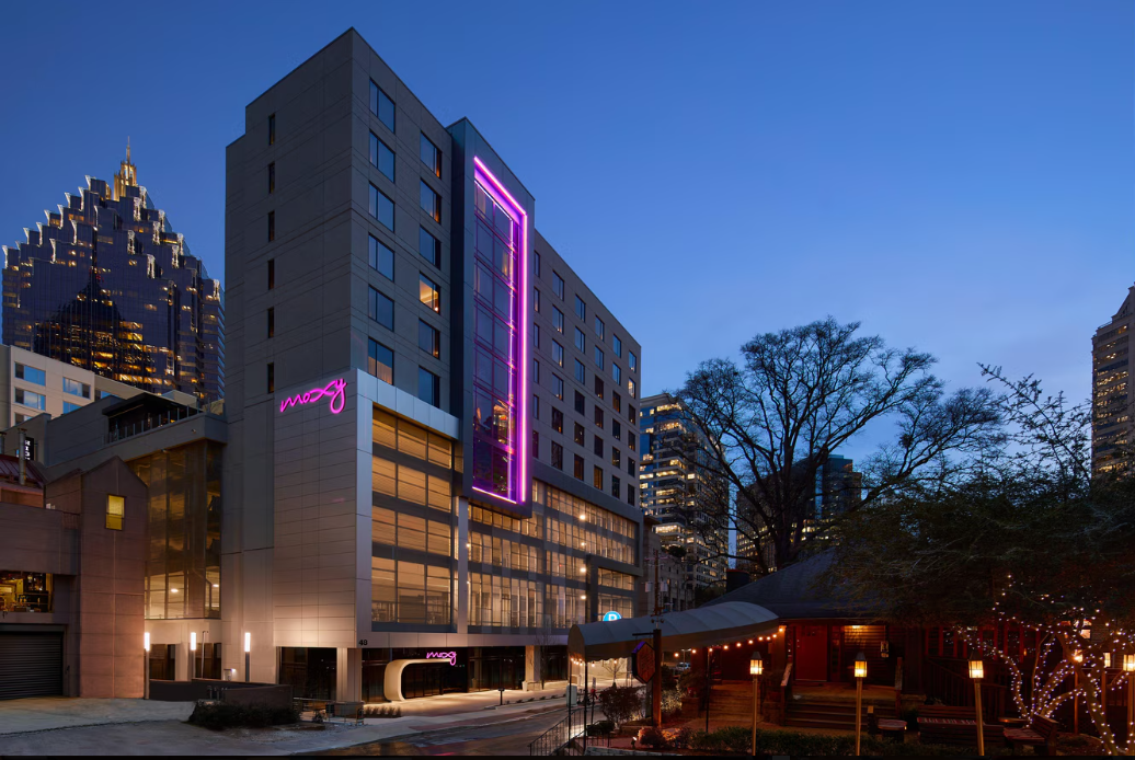 Image of The Moxy Atlanta Midtown. 